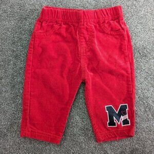 Disney Baby Mickey Mouse pants cotton velour 0-3 months
